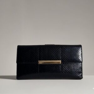Gucci Black‎ Leather Continental Wallet